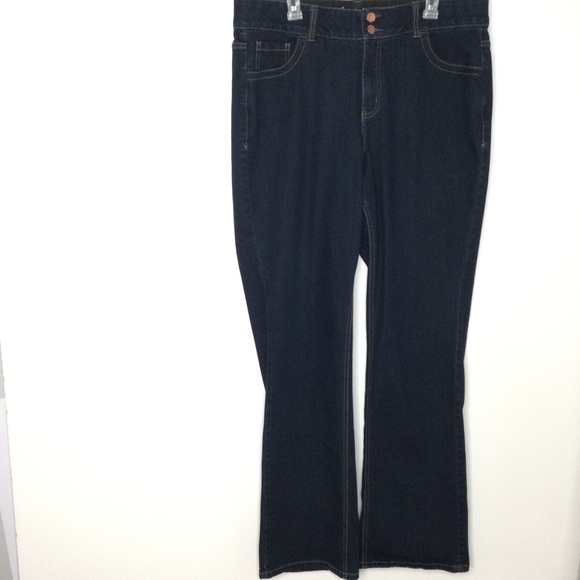 Lane Bryant Straight Leg Jeans Dark Size 18 Long - Picture 10 of 10